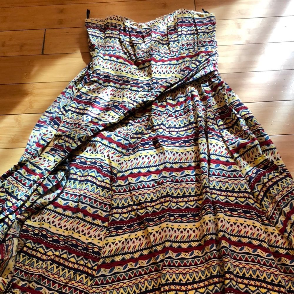 Corey Lynn Calter halter dress in amazing print. 4